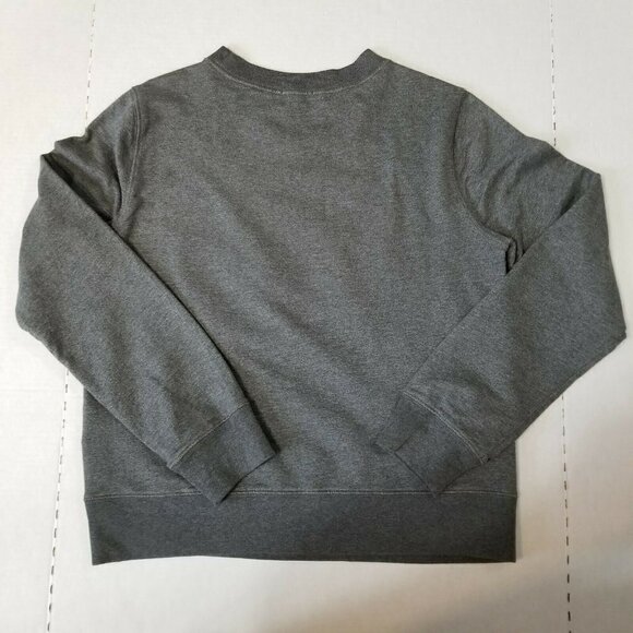 GAP Spellout Med Gray red black Plaid Sweatshirt - Picture 4 of 7